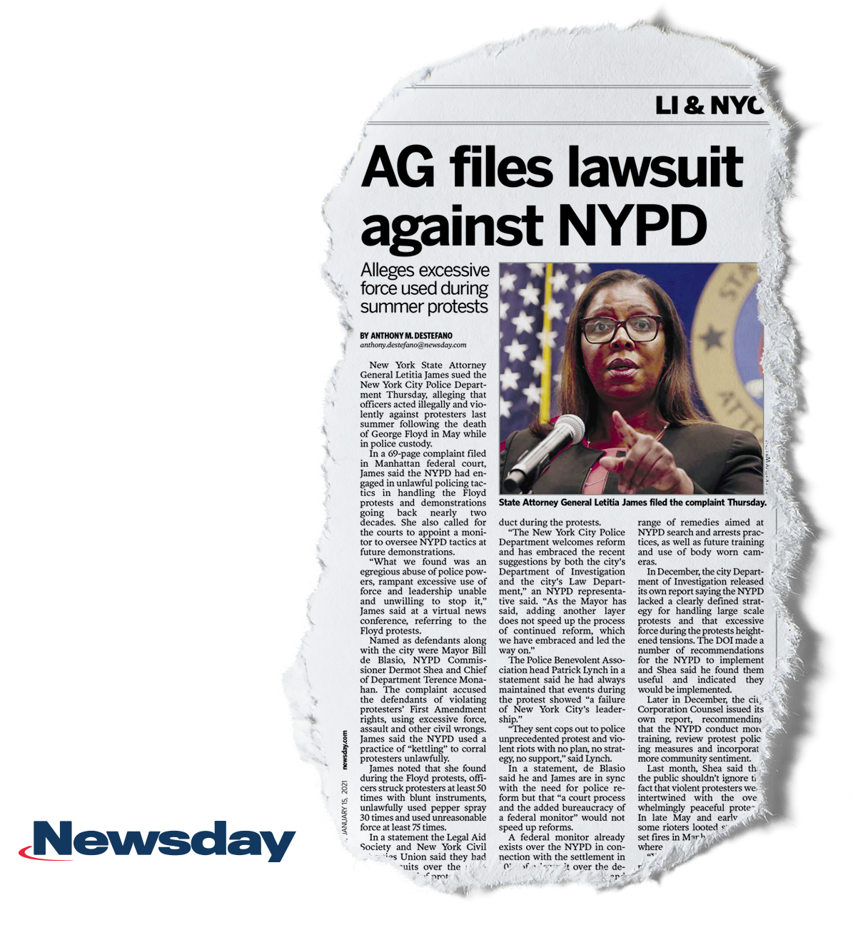 Newsday - NYPD Lawsuit