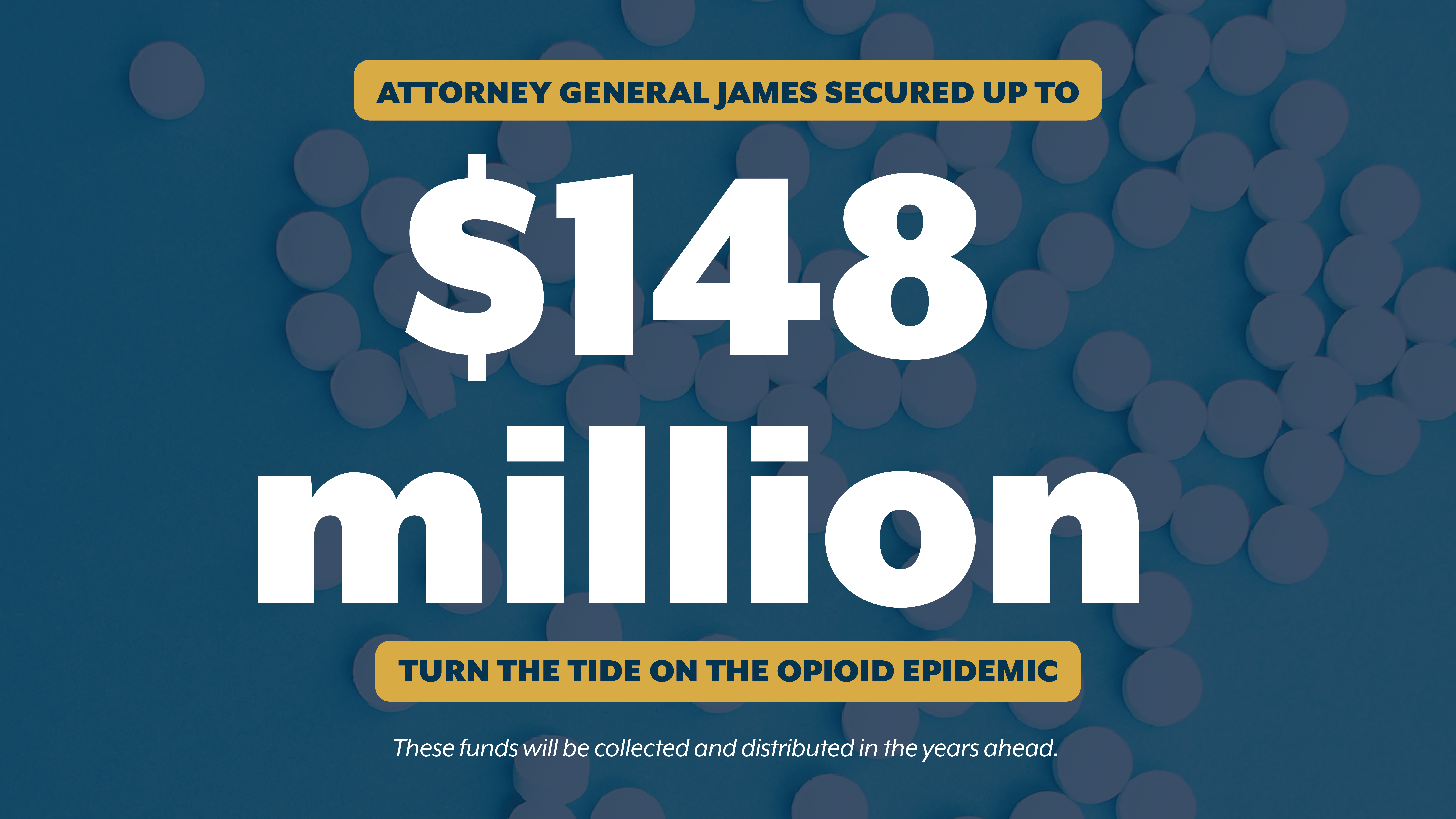Secured up to $148M turn the tide on the opioid epidemic